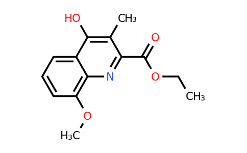 CAS 50689-43-5 | ethyl 4-hydroxy-8-methoxy-3-methylquinoline-2-carboxylate