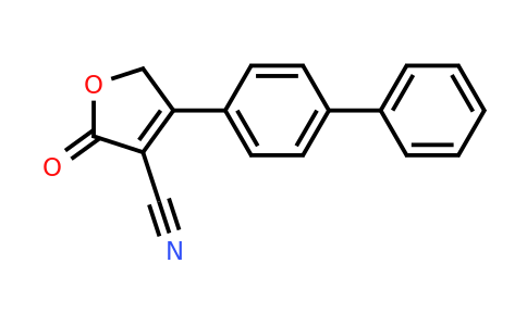 4-([1,1'-Biphenyl]-4-yl)-2-oxo-2,5-dihydrofuran-3-carbonitrile