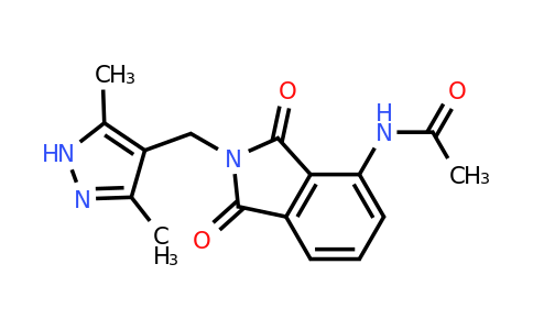 CAS 50699-20-2 | N-(2-((3,5-Dimethyl-1H-pyrazol-4-yl)methyl)-1,3-dioxoisoindolin-4-yl)acetamide