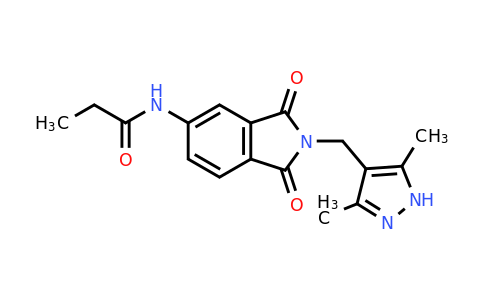 CAS 50699-21-3 | N-(2-((3,5-dimethyl-1H-pyrazol-4-yl)methyl)-1,3-dioxoisoindolin-5-yl)propionamide
