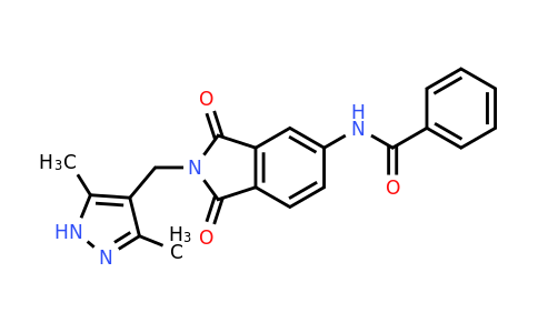 CAS 50699-22-4 | N-(2-((3,5-Dimethyl-1H-pyrazol-4-yl)methyl)-1,3-dioxoisoindolin-5-yl)benzamide