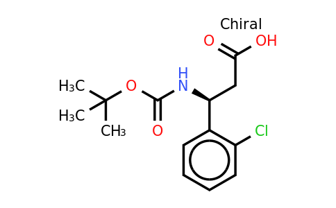 CAS 507472-15-3 | Boc-(S)-3-amino-3-(2-chloro-phenyl)-propionic acid