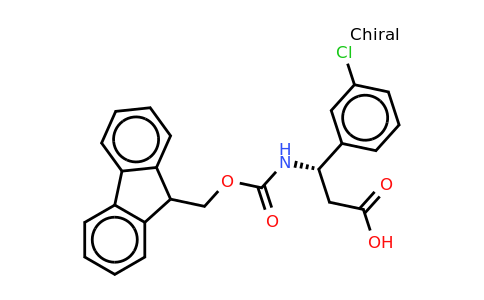 CAS 507472-16-4 | Fmoc-(S)-3-amino-3-(3-chloro-phenyl)-propionic acid