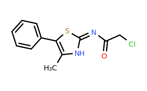 CAS 50772-55-9 | 2-Chloro-N-(4-methyl-5-phenyl-2,3-dihydro-1,3-thiazol-2-ylidene)acetamide