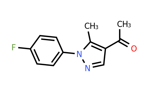 CAS 5078-58-0 | 1-[1-(4-Fluorophenyl)-5-methyl-1H-pyrazol-4-yl]ethan-1-one