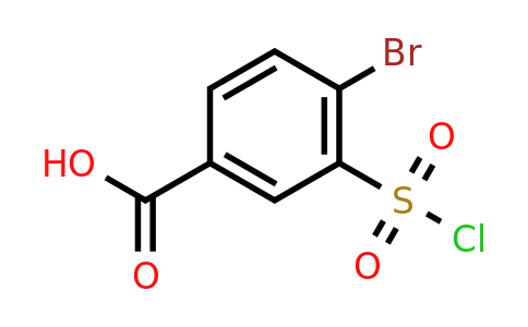 CAS 50803-23-1 | 4-bromo-3-(chlorosulfonyl)benzoic acid