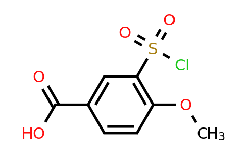 CAS 50803-29-7 | 3-(chlorosulfonyl)-4-methoxybenzoic acid