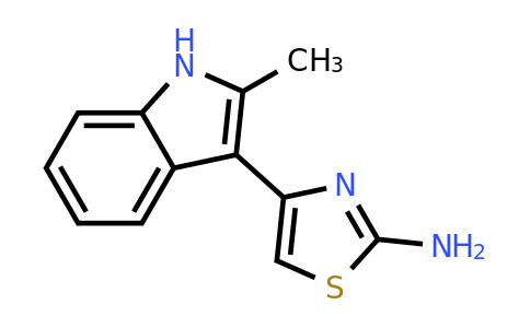 CAS 50825-19-9 | 4-(2-methyl-1H-indol-3-yl)-1,3-thiazol-2-amine