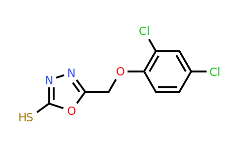 CAS 50848-29-8 | 5-[(2,4-dichlorophenoxy)methyl]-1,3,4-oxadiazole-2-thiol