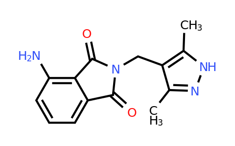 CAS 50866-19-8 | 4-Amino-2-((3,5-dimethyl-1H-pyrazol-4-yl)methyl)isoindoline-1,3-dione