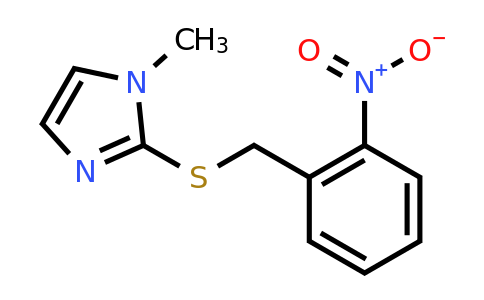 CAS 50968-81-5 | 1-Methyl-2-{[(2-nitrophenyl)methyl]sulfanyl}-1H-imidazole