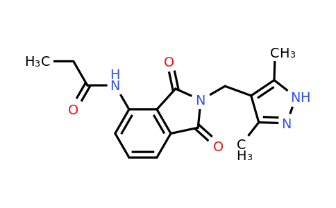 CAS 50981-11-8 | N-(2-((3,5-dimethyl-1H-pyrazol-4-yl)methyl)-1,3-dioxoisoindolin-4-yl)propionamide