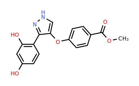 CAS 510766-37-7 | Methyl 4-{[3-(2,4-dihydroxyphenyl)-1H-pyrazol-4-yl]oxy}benzoate