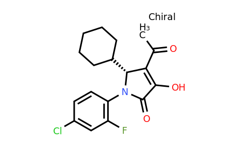 CAS 512177-83-2 | (R)-4-Acetyl-1-(4-chloro-2-fluorophenyl)-5-cyclohexyl-3-hydroxy-1,5-dihydro-2H-pyrrol-2-one