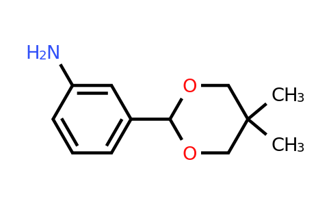 CAS 51226-12-1 | 3-(5,5-Dimethyl-1,3-dioxan-2-yl)aniline