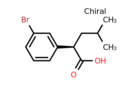 CAS 513246-79-2 | (R)-2-(3-Bromophenyl)-4-methylpentanoic acid