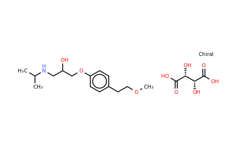 CAS 51384-51-1 | Metoprolol tartaric acid