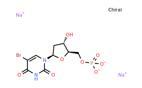 CAS 51432-32-7 | Sodium ((2R,3S,5R)-5-(5-bromo-2,4-dioxo-3,4-dihydropyrimidin-1(2H)-yl)-3-hydroxytetrahydrofuran-2-yl)methyl phosphate