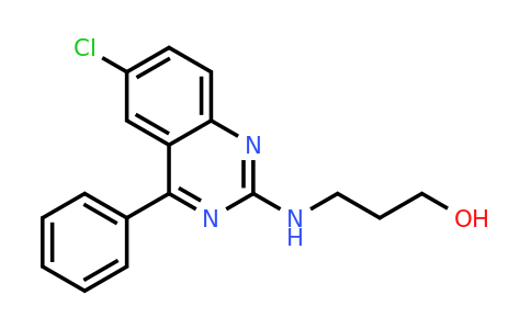 CAS 51443-54-0 | 3-[(6-Chloro-4-phenylquinazolin-2-yl)amino]propan-1-ol