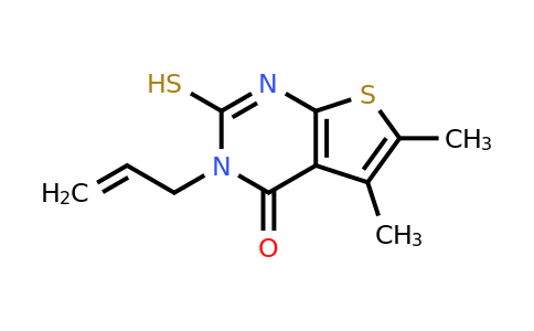 CAS 51486-16-9 | 5,6-dimethyl-3-(prop-2-en-1-yl)-2-sulfanyl-3H,4H-thieno[2,3-d]pyrimidin-4-one