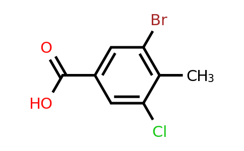 CAS 515135-60-1 | 3-bromo-5-chloro-4-methylbenzoic acid