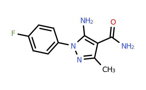 CAS 51516-81-5 | 5-Amino-1-(4-fluorophenyl)-3-methyl-1H-pyrazole-4-carboxamide