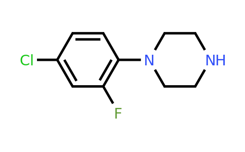 CAS 515160-75-5 | 1-(4-chloro-2-fluorophenyl)piperazine