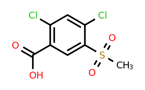 CAS 51521-75-6 | 2,4-dichloro-5-methanesulfonylbenzoic acid