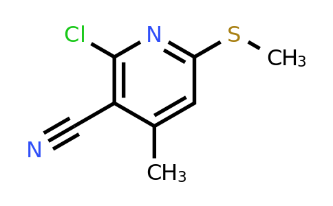 CAS 51564-48-8 | 2-chloro-4-methyl-6-(methylthio)nicotinonitrile