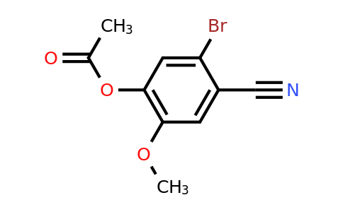 CAS 515832-53-8 | 5-Bromo-4-cyano-2-methoxyphenyl acetate