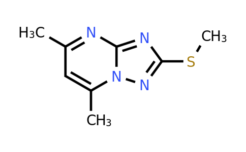CAS 51646-19-6 | 5,7-dimethyl-2-(methylsulfanyl)-[1,2,4]triazolo[1,5-a]pyrimidine