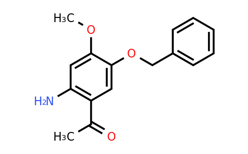 CAS 516526-41-3 | 1-(2-Amino-5-(benzyloxy)-4-methoxyphenyl)ethanone