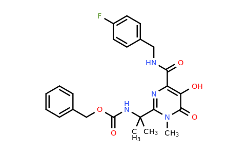 CAS 518048-02-7 | Benzyl [1-[4-[[(4-fluorobenzyl)amino]carbonyl]-5-hydroxy-1-methyl-6-oxo-1,6-dihydropyrimidin-2-yl]-1-methylethyl]carbamate