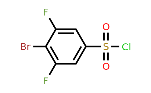CAS 518057-63-1 | 4-bromo-3,5-difluorobenzene-1-sulfonyl chloride