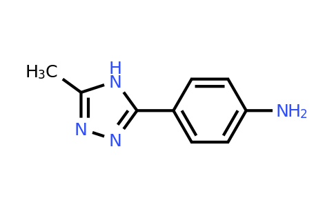 CAS 518065-43-5 | 4-(5-Methyl-4H-[1,2,4]triazol-3-YL)-phenylamine