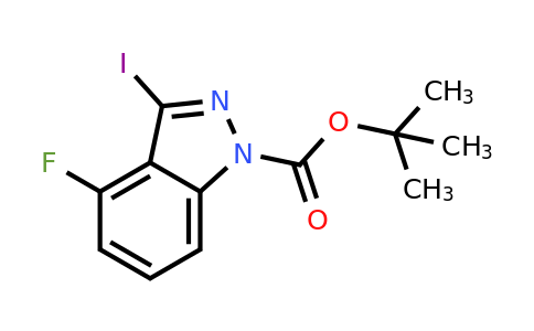 CAS 518990-29-9 | 1H-Indazole-1-carboxylic acid, 4-fluoro-3-iodo-, 1,1-dimethylethyl ester