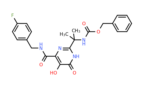 CAS 519028-33-2 | Benzyl (2-(4-((4-fluorobenzyl)carbamoyl)-5-hydroxy-6-oxo-1,6-dihydropyrimidin-2-yl)propan-2-yl)carbamate
