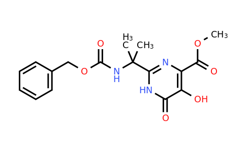 CAS 519032-08-7 | Methyl 2-(2-(((benzyloxy)carbonyl)amino)propan-2-yl)-5-hydroxy-6-oxo-1,6-dihydropyrimidine-4-carboxylate