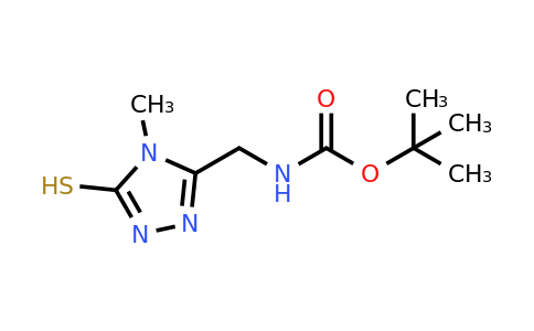 CAS 519056-65-6 | tert-butyl ((5-mercapto-4-methyl-4H-1,2,4-triazol-3-yl)methyl)carbamate