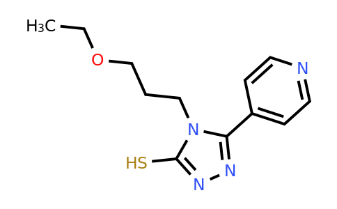 CAS 519150-20-0 | 4-(3-ethoxypropyl)-5-(pyridin-4-yl)-4H-1,2,4-triazole-3-thiol