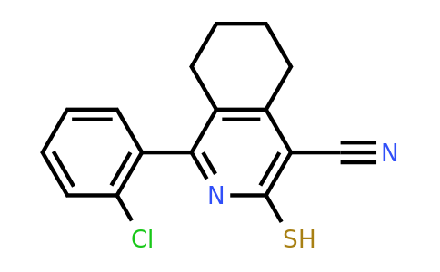 CAS 519150-54-0 | 1-(2-chlorophenyl)-3-sulfanyl-5,6,7,8-tetrahydroisoquinoline-4-carbonitrile