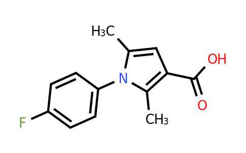 CAS 519151-74-7 | 1-(4-Fluorophenyl)-2,5-dimethyl-1H-pyrrole-3-carboxylic acid