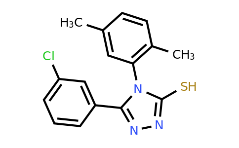 CAS 519151-96-3 | 5-(3-chlorophenyl)-4-(2,5-dimethylphenyl)-4H-1,2,4-triazole-3-thiol