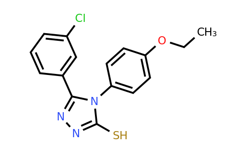 CAS 519151-97-4 | 5-(3-chlorophenyl)-4-(4-ethoxyphenyl)-4H-1,2,4-triazole-3-thiol