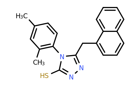 CAS 519152-04-6 | 4-(2,4-dimethylphenyl)-5-[(naphthalen-1-yl)methyl]-4H-1,2,4-triazole-3-thiol
