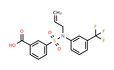 CAS 519152-10-4 | 3-[(prop-2-en-1-yl)[3-(trifluoromethyl)phenyl]sulfamoyl]benzoic acid