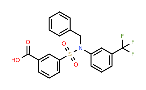 CAS 519152-26-2 | 3-{benzyl[3-(trifluoromethyl)phenyl]sulfamoyl}benzoic acid