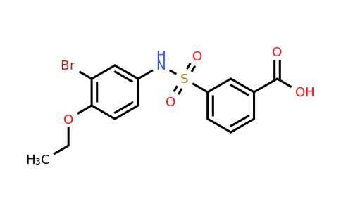 CAS 519152-84-2 | 3-[(3-bromo-4-ethoxyphenyl)sulfamoyl]benzoic acid