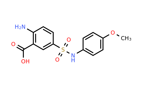 CAS 519153-01-6 | 2-amino-5-[(4-methoxyphenyl)sulfamoyl]benzoic acid