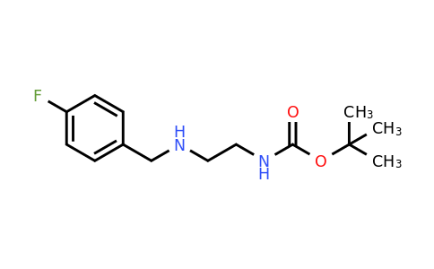 CAS 519172-79-3 | tert-butyl (2-((4-fluorobenzyl)amino)ethyl)carbamate